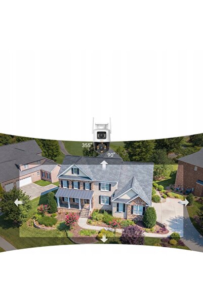 Imou Cameră de supraveghere Cruiser Dual 6MP de exterior, Wi-Fi, albă