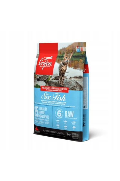 NO BRAND Hrana pentru pisici ORIJEN Six Fish Cat 5,4 kg