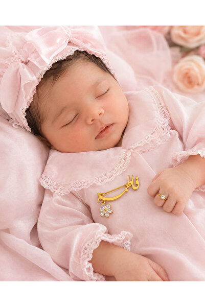 OEMS Gold Plated Baby Girl Brooch and Ring Set ✨ 🌸