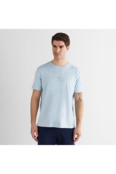 Gant Erkek Mavi Kısa Kollu T-Shirt