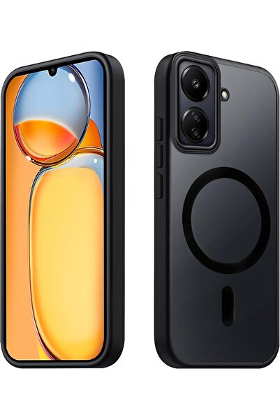 m.tk moveteck Xiaomi Redmi 13C / Poco C65 Uyumlu Kılıf Mat Magsafe Şarj Özell...