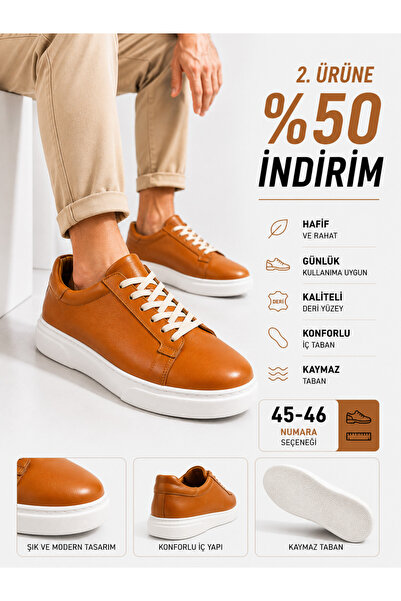 Ayakkabı Deryası Erkek Sneaker Ayakkabı Günlük Casual Spor Ayakkabı Kalın Tab...