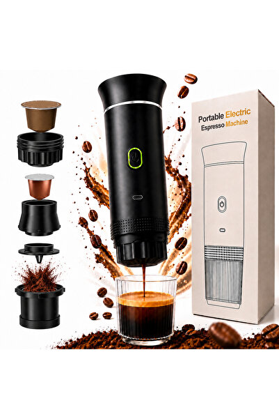 Andera Espressor portabil 3 in 1, Cafea proaspata oriunde in 60 secunde, Caps...