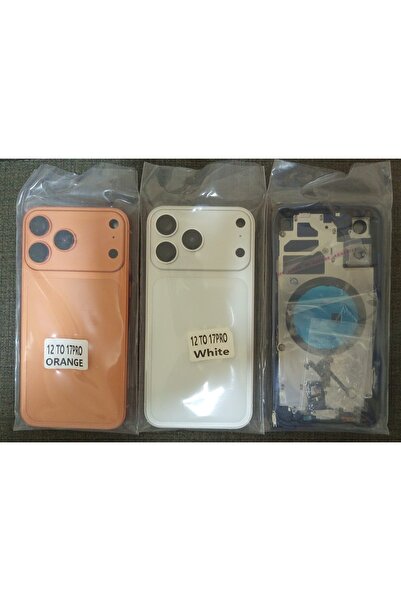 SDT iPhone 12 - 17 PRO'ya Dönüşüm Kasa (TURUNCU)