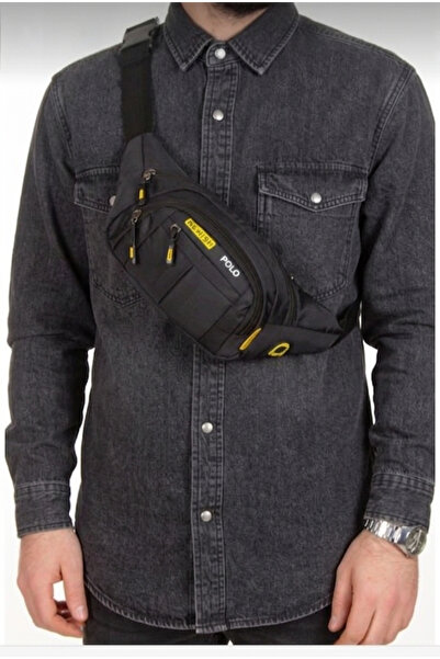 Newishpolo Unisex a kalite imperteks kumaş 4 cepli bady bag çapraz bel ve Göğ...