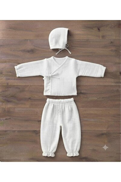 ANKABAYB 100% Cotton Muslin 3-Piece Set