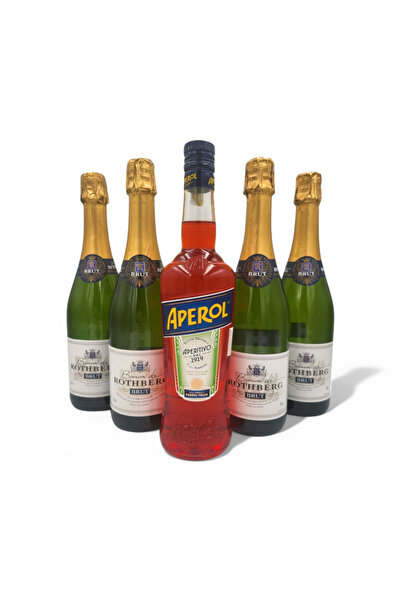 MOET Pachet Aperol Spritz: Aperol Si 4 Sticle Vin Spumant Mousseux Baron de R...