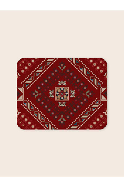 Tabloe Halı Desenli Motifli Premium Mouse Pad - 23X19 cm - Kaydırmaz Tabanlı ...