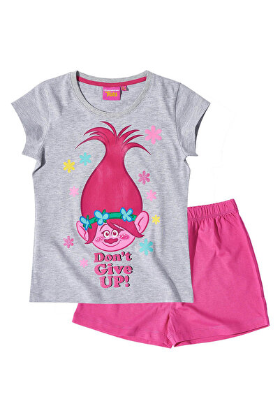 Trolls Short-Sleeved pajamas, gray mix, 6-12 years, with quality photo print,...
