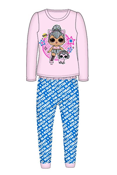 L.O.L. SURPRISE Pijama roz 3-8 ani cu imprimeu reprezentând păpușile LOL și t...