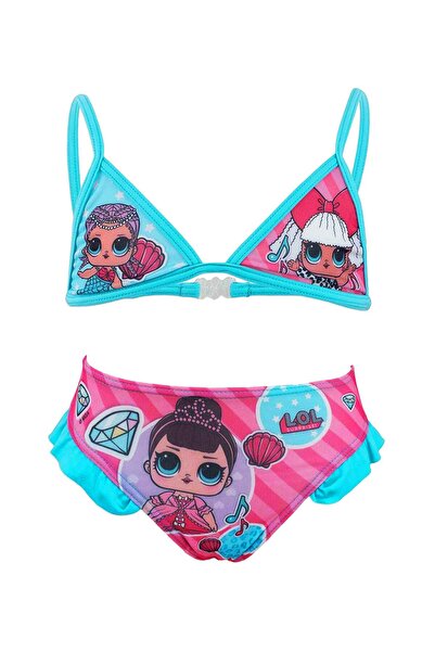 L.O.L. SURPRISE Costum de baie 2 piese turcoaz 3-8 ani cu uscare rapidă 80% p...