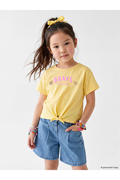 LC Waikiki Lcw Kids Stoned Girl's T-Shirt