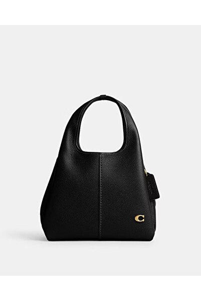 Brand Coach Leather Hobo Shoulder Bag Elegant Versatile Handbag for Women wit...