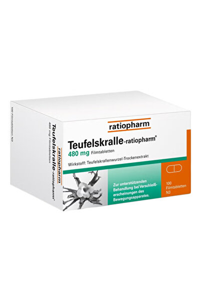 Ratiopharm Supliment alimentar, Ratiopharm, Teufelskralle, cu extract de rădă...