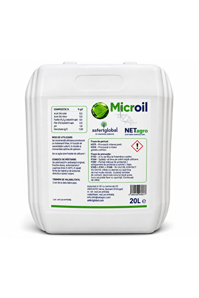 ASFERTGLOBAL Microil – Insecticid si Acaricid Biologic pe Baza de Ulei de Flo...