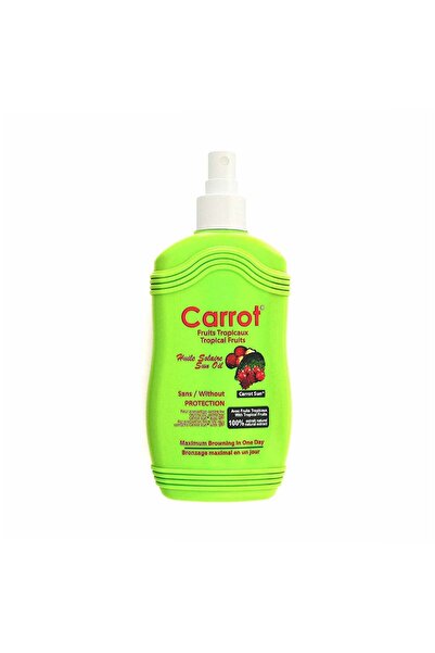 Carrot Sea Oil for Tanning Skin to Achieve a Bronzed and Attractive Complexion