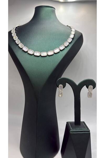 Generic Elegant Design Jewelry Set - Silver - Model 053