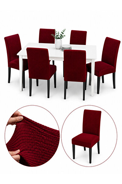 delfin HomeRoy Set 6 Huse Scaune Universale Supra - Elastice Set 6 bucăți