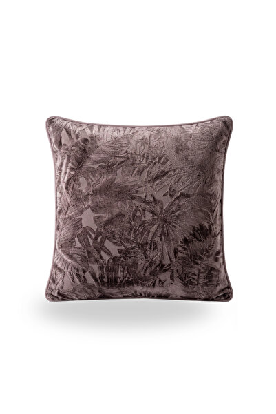 Lidoma Home أغطية وسائد مخملية بنمط استوائي - 45x45