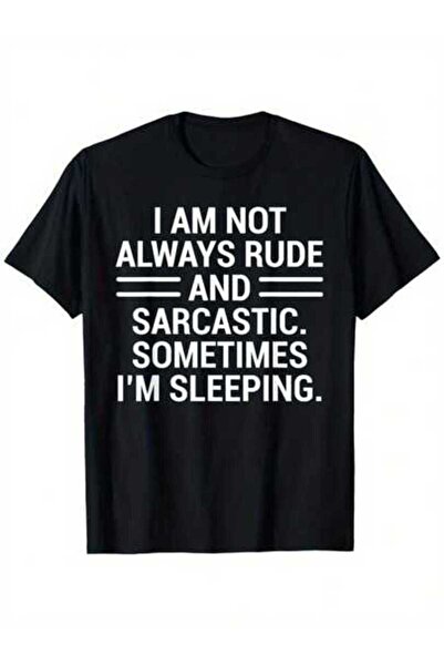 799 Rude Sarcastic Sleeping Funny Sarcasm Quotes T-Shirt, Comfortable Outdoor...
