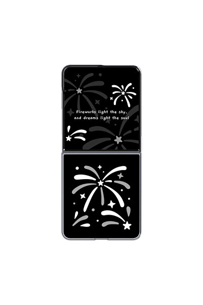 Samsung Galaxy Z Flip8 Flipsuit Kılıf (Fireworks) - Çok renkli