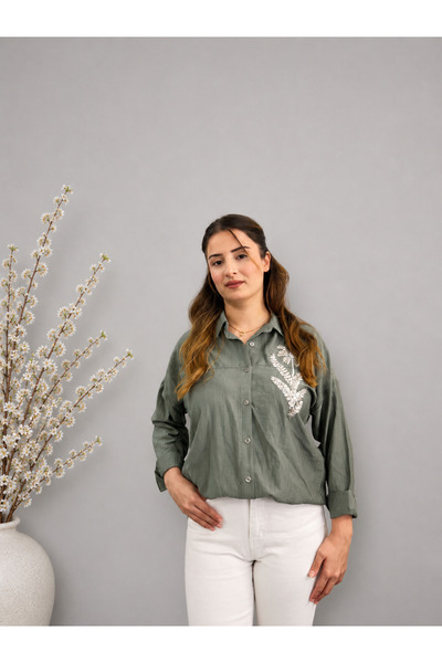 Hisset collection Taşlı gömlek