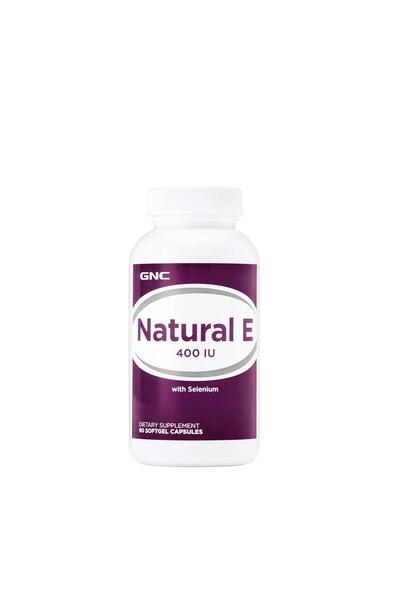 GNC Vitamina E Naturala 400ui cu Seleniu 90cps moi