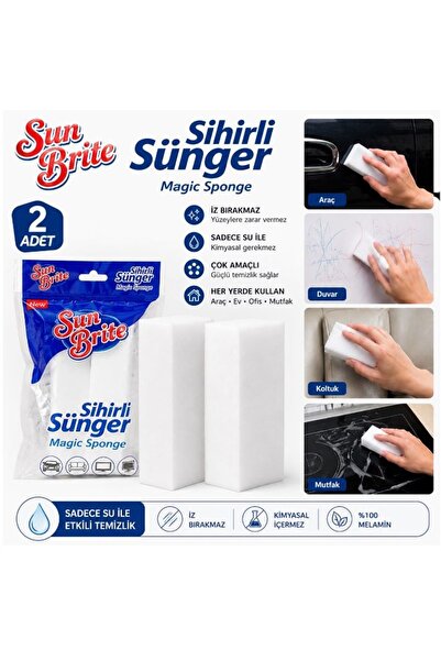 midline Sihirli Temizlik Süngeri Melamin Silgi iz Leke Duvar Araç Temizleme S...