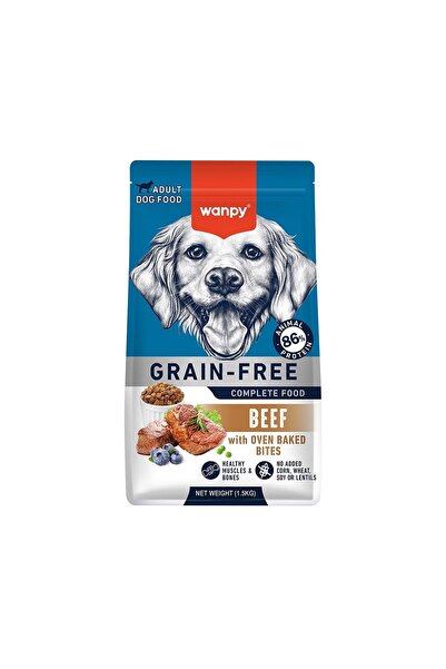 Wanpy Grain Free Complete Beef Recipe Dry Dog Food