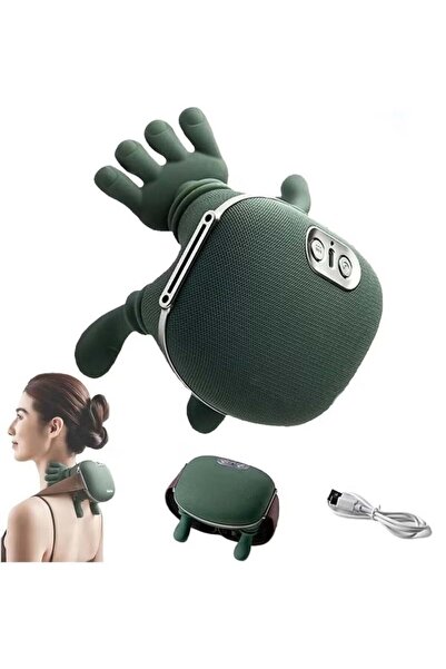Relax Smart Neck and Shoulder Massager with 4 Therapeutic Heads, Dual Heating...