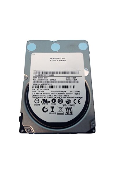 IBM HDD Server 300GB SATA 2.5" 10K 46U1988, WD3000BLFS-23YBU0
