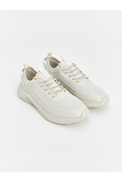 LC Waikiki Lace-up Men's Sneakers with Mesh Detail