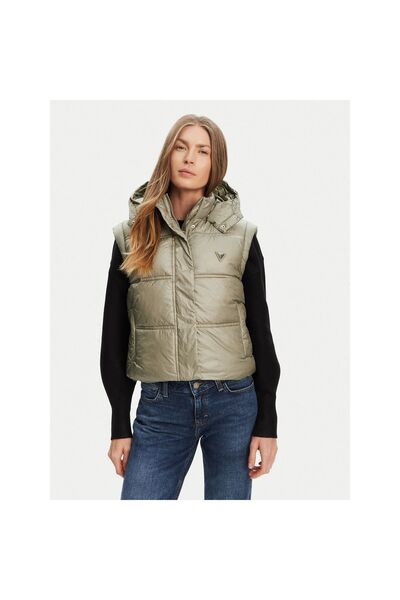 Guess Fără mâneci pentru femei W5YL11WHDO2 Verde