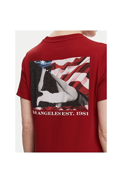 Guess Tricou de damă W5RI04I3Z14 Roșu