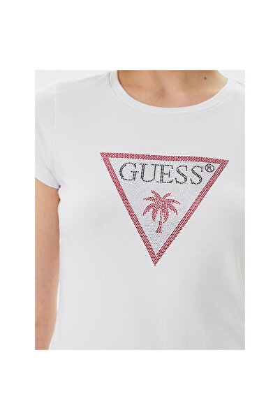 Guess Tricou de damă E5GI08J1314 Alb