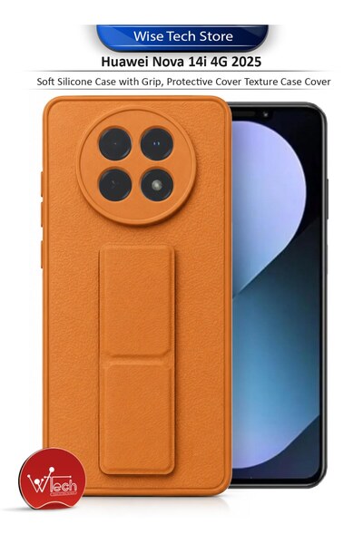 Wtech Huawei Nova 14i 4G 2025 Soft Silicone Case with Grip, Protective Cover ...