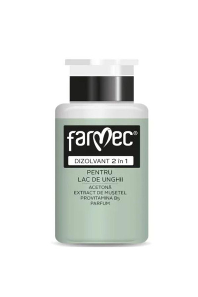 Farmec 2 in 1 Nail Polish Remover - Farmec, 150 ml