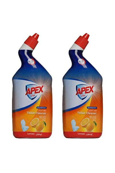 Apex Toilet Cleaner Lemon 750ml Promo Pack of 2 Disinfectant Deep Clean Toile...