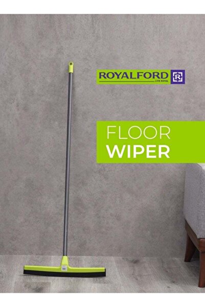 ROYALFORD ممسحة أرضيات متينة بمقبض طويل - أخضر ورمادي |   ممسحة مائية للبلاط ...