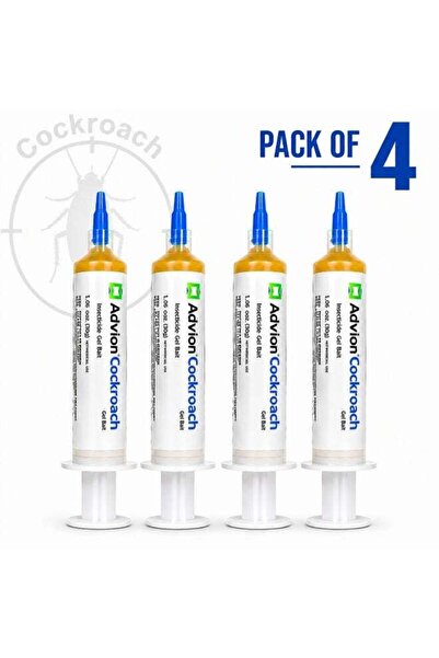 Genenic Cockroach Advion Cockroach Gel Bait 30g (Pack of 4) Powerful Roach Ki...