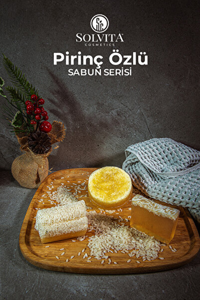 %100 El Yapımı Pirinç Özlü Sabun Seti | 3’lü Set