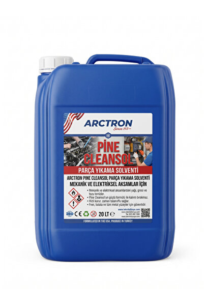 genel üretim ARCTRON PİNE CLEANSOL Mekanik ve Elektriksel Aksamlar İçin Parça Yıkama Solventi - 20 KG