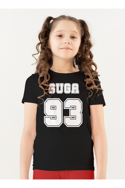Generic عالم الموضة تيشرت قطن بطباعة عالية الجودة بتصميم BTS SUGA93