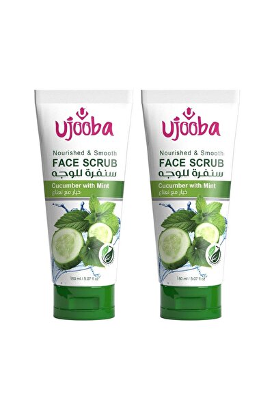 ujooba Nourished And Smooth Face Scrub Cucumber With Mint 150 ml - Pack of 2