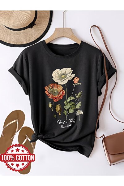 PAVRO Unisex Comfortable Fit Tshrit Mixed Printed Tshirt