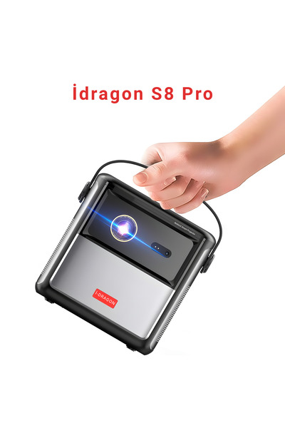 idragon S8 Pro Full HD 1080P Akıllı DLP Projeksiyon Cihazı, Android 11, 500 A...