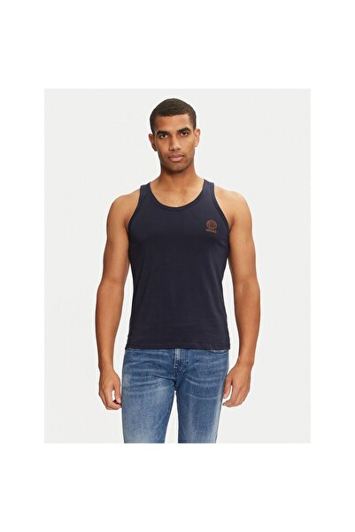 Versace Ανδρικό Φανελάκι AUU01012 1A10011 Ναυτικό Μπλε