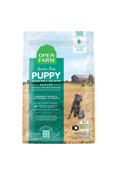 open Farm Grain Free Puppy Chicken & Salmon Recipe Dry Food - 1.81KG