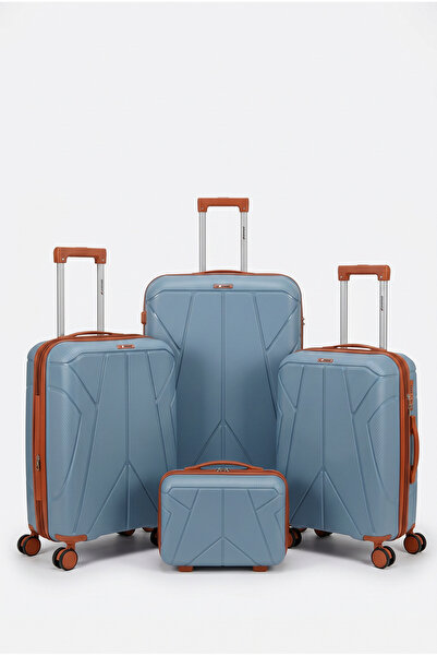 SPEED 4-Piece Polypropylene Luggage Set with Cosmetic Bag 12/20/24/28 Inch – ...