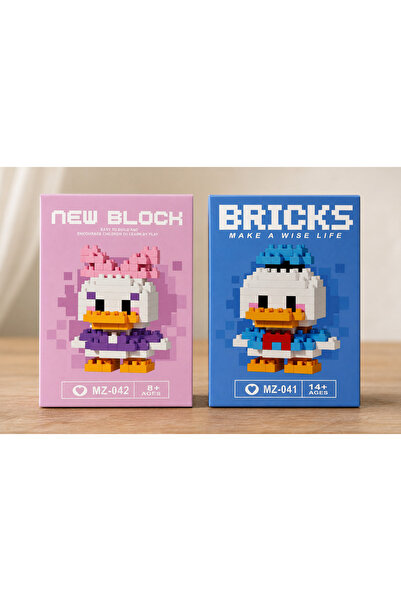 Kmod Life Bricks Mini Puzzle Yapboz Seri Karakterleri ikili Set Olarak Gönder...